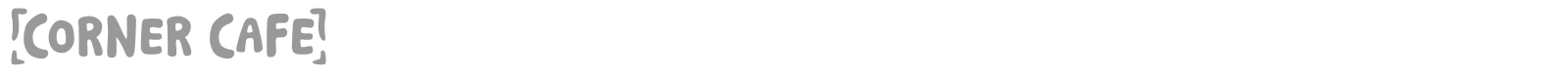 Corner Cafe font preview
